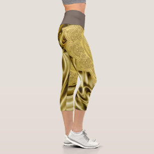 Blume des Lebens - Indische Mandala 4 Capri Leggings