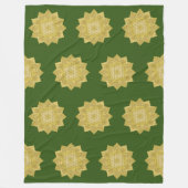 Blume des Lebens - Indische Mandala 4 Fleecedecke (Vorderseite)