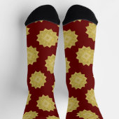 Blume des Lebens - Indische Mandala 4 Socken (Oben)