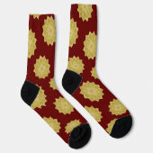Blume des Lebens - Indische Mandala 4 Socken (Rechts)