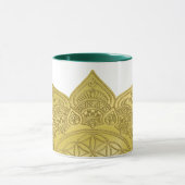 Blume des Lebens - Indische Mandala 4 Tasse (Zentrum)