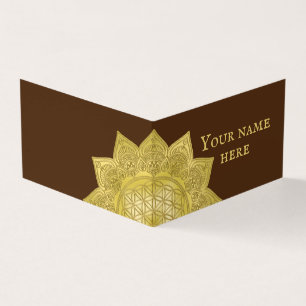 Blume des Lebens - Indische Mandala 4 Visitenkarten