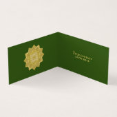 Blume des Lebens - Indische Mandala 4 Visitenkarten (Innenseite)