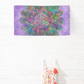 Blume des Lebens - Indischer Mandala 7c Banner (InSitu)