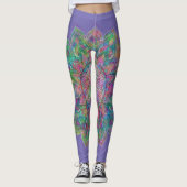 Blume des Lebens - Indischer Mandala 7c Leggings (Vorderseite)