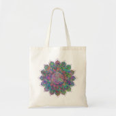 Blume des Lebens - Indischer Mandala 7c Tragetasche (Vorne)