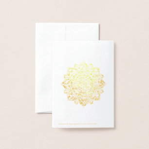Blume des Lebens - Indisches Mandala 1 Folienkarte
