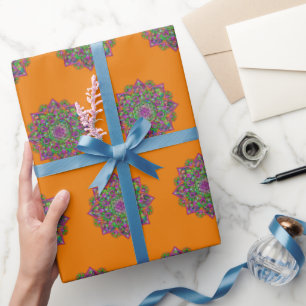 Blume des Lebens - Indisches Mandala 1 Geschenkpapier