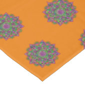 Blume des Lebens - Indisches Mandala 1 Tischdecke (Schrägansicht)