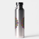 Blume des Lebens - Indisches Mandala 1 Trinkflasche (Rechts)