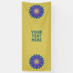 Blume des Lebens - Indisches Mandala 3 Banner