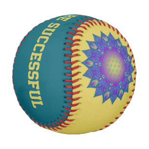 Blume des Lebens - Indisches Mandala 3 Baseball