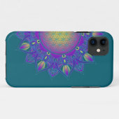 Blume des Lebens - Indisches Mandala 3 Case-Mate iPhone Hülle (Rückseite (Horizontal))