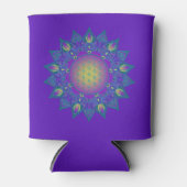 Blume des Lebens - Indisches Mandala 3 Dosenkühler (Vorderseite)