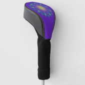 Blume des Lebens - Indisches Mandala 3 Golf Headcover (angewinkelt)