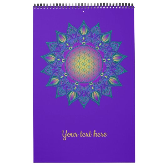 Blume des Lebens - Indisches Mandala 3 Kalender (Titelbild)