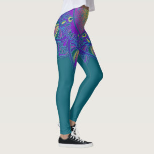 Blume des Lebens - Indisches Mandala 3 Leggings