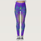 Blume des Lebens - Indisches Mandala 3 Leggings (Vorderseite)