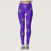 Blume des Lebens - Indisches Mandala 3 Leggings (Vorderseite)