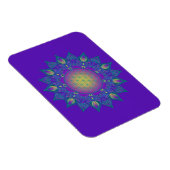 Blume des Lebens - Indisches Mandala 3 Magnet (Rechte Seite)