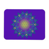 Blume des Lebens - Indisches Mandala 3 Magnet (Horizontal)