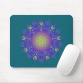 Blume des Lebens - Indisches Mandala 3 Mousepad (Mit Mouse)