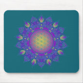 Blume des Lebens - Indisches Mandala 3 Mousepad (Vorne)