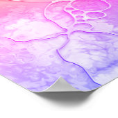 Blume des Lebens - Indisches Mandala 3 Poster (Ecke)