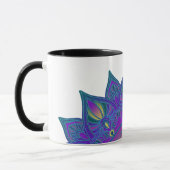 Blume des Lebens - Indisches Mandala 3 Tasse (Links)