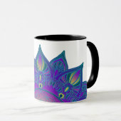 Blume des Lebens - Indisches Mandala 3 Tasse (VorderseiteRechts)
