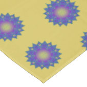 Blume des Lebens - Indisches Mandala 3 Tischdecke (Schrägansicht)