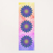Blume des Lebens - Indisches Mandala 3 Yogamatte (Vorderseite)