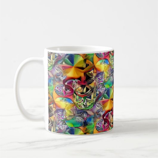 Blume des Lebens Kaffeetasse (Links)
