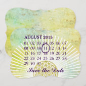Blume des Lebens - Kalender für den Monat Save The Date (Vorne/Hinten)