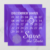 Blume des Lebens - Kalender - Save the Date (Vorne/Hinten)