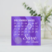 Blume des Lebens - Kalender - Save the Date (Stehend Vorderseite)