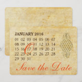 Blume des Lebens - Kalender - Save the Date (Vorne/Hinten)