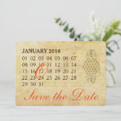 Blume des Lebens - Kalender - Save the Date (Stehend Vorderseite)