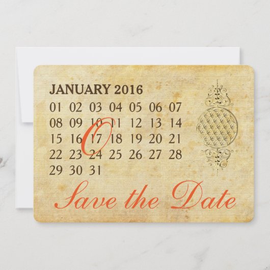 Blume des Lebens - Kalender - Save the Date (Vorderseite)