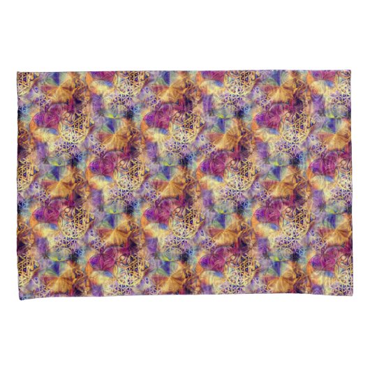 Blume des Lebens Kissenbezug (Vorderseite-Rechts)