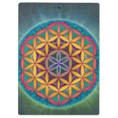 Blume des Lebens Klemmbrett (Rückseite)