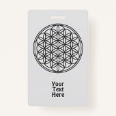 BLUME DES LEBENS - Kontur des Geometriezeichens "S Ausweis (Vorderseite)