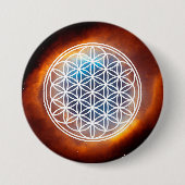 BLUME DES LEBENS - Kontur des Geometriezeichens "S Button (Vorderseite)
