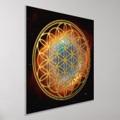 BLUME DES LEBENS - Kontur des Geometriezeichens "S Foliendrucke (Ablage )