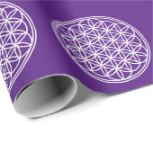 BLUME DES LEBENS - Kontur des Geometriezeichens "S Geschenkpapier (Rolleneckpunkt)