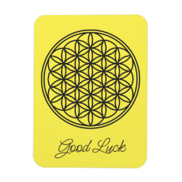 BLUME DES LEBENS - Kontur des Geometriezeichens "S Magnet