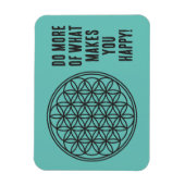 BLUME DES LEBENS - Kontur des Geometriezeichens "S Magnet (Vertikal)