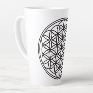 BLUME DES LEBENS - Kontur des Geometriezeichens "S Milchtasse