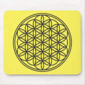 BLUME DES LEBENS - Kontur des Geometriezeichens "S Mousepad (Vorne)