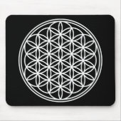 BLUME DES LEBENS - Kontur des Geometriezeichens "S Mousepad (Vorne)